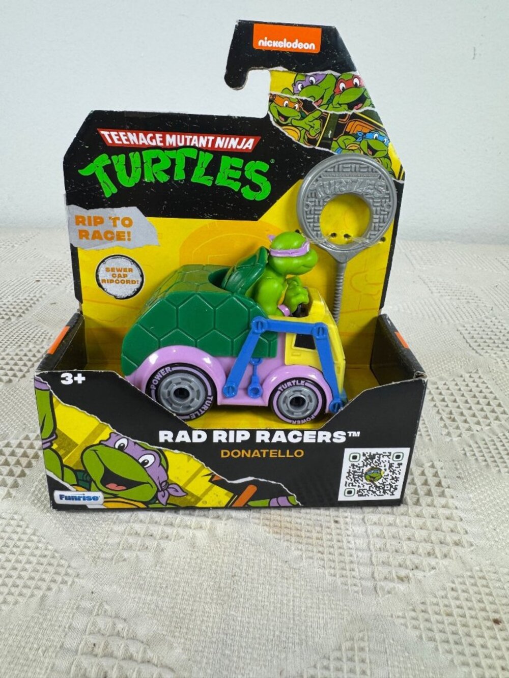 Teenage Mutant Ninja Turtles Rad Rip Racers Donatello Ripcord Toy By Funrise